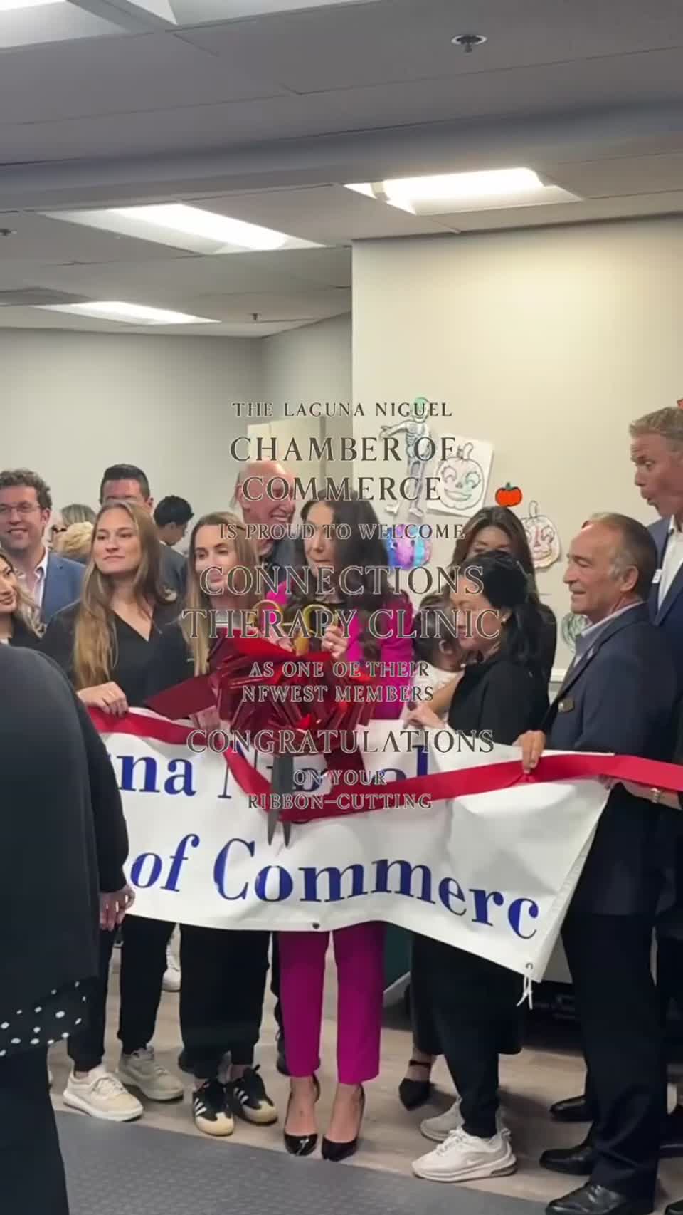 Still image out of testimonial from The Connection Therapy Clinic