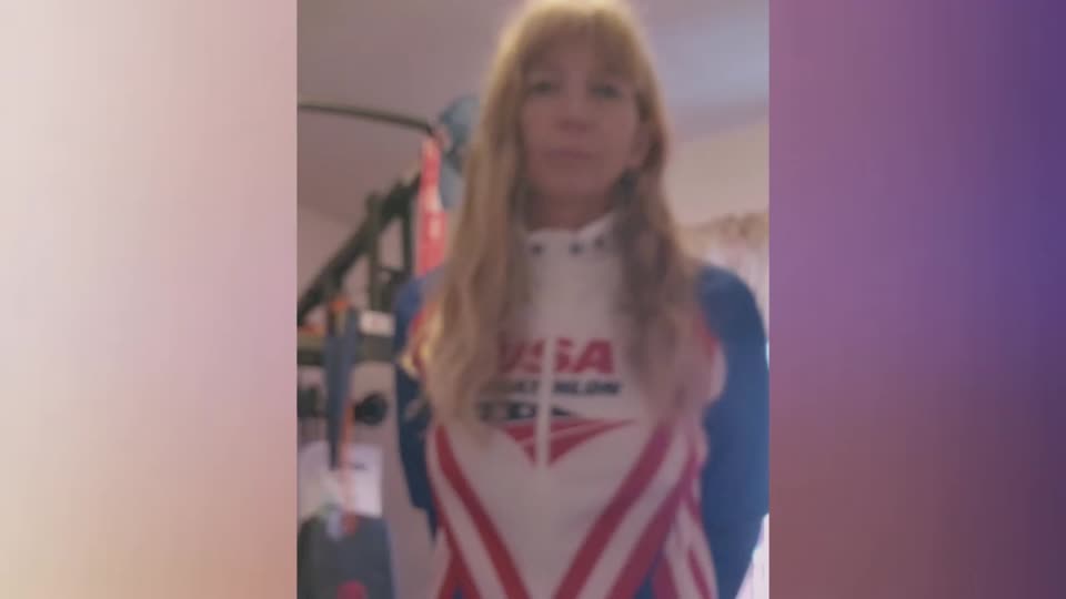 Still image out of testimonial from Christine Hauger Robinson 