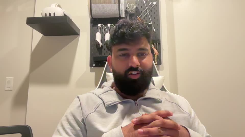 Still image out of testimonial from Shivam Still image out of testimonial from Shivam