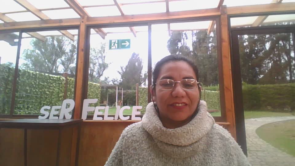 Still image out of testimonial from Ximena Villanueva Vega
