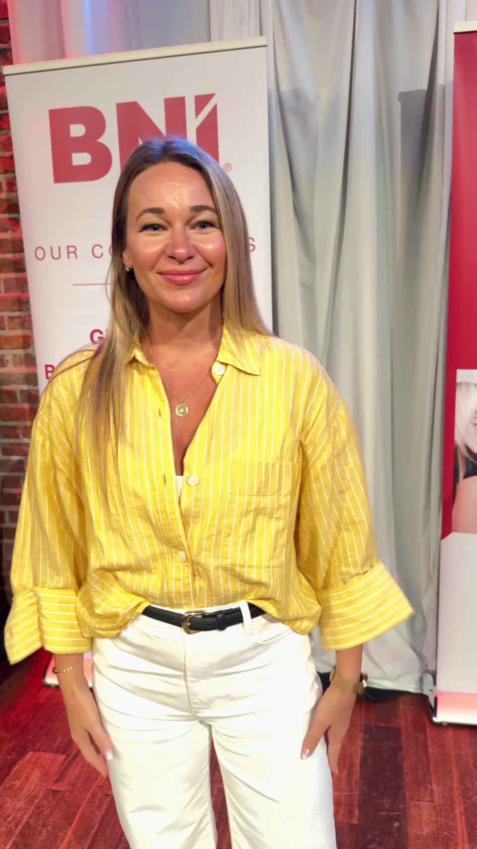 Still image out of testimonial from Tiffany McAlister