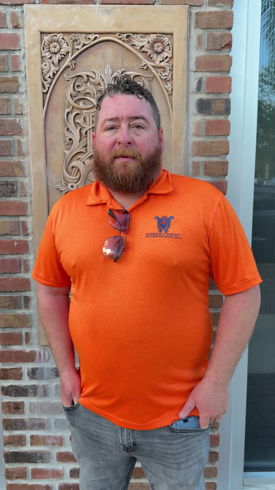 Still image out of testimonial from James Jenkins