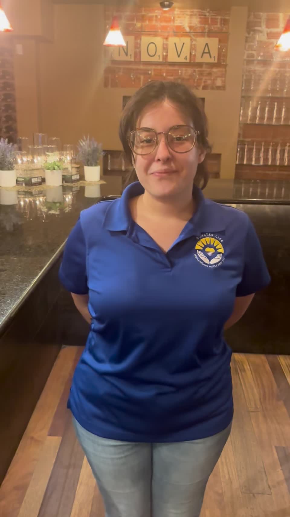 Still image out of testimonial from Stephanie Grau