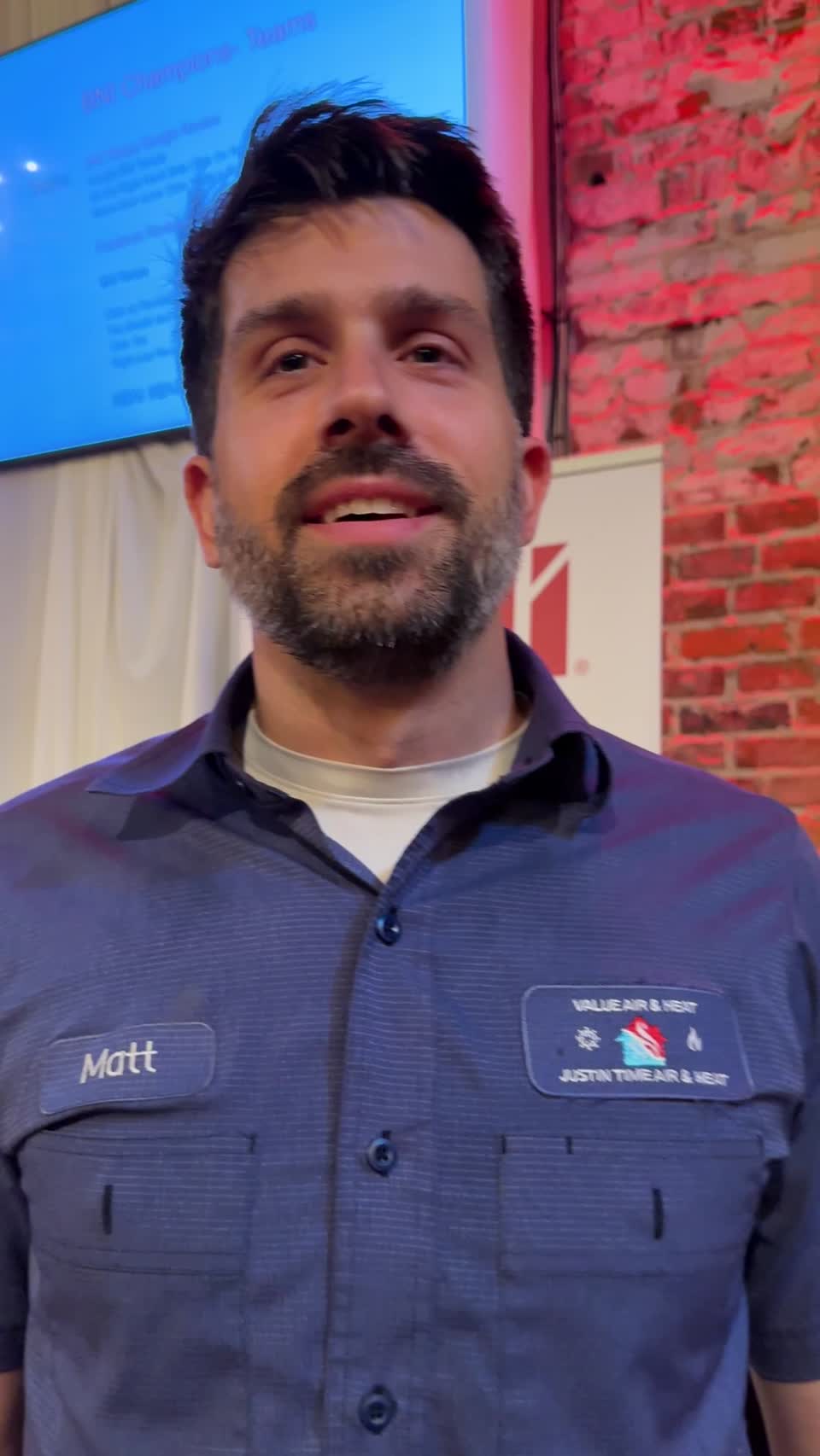 Still image out of testimonial from Matthew Feyen