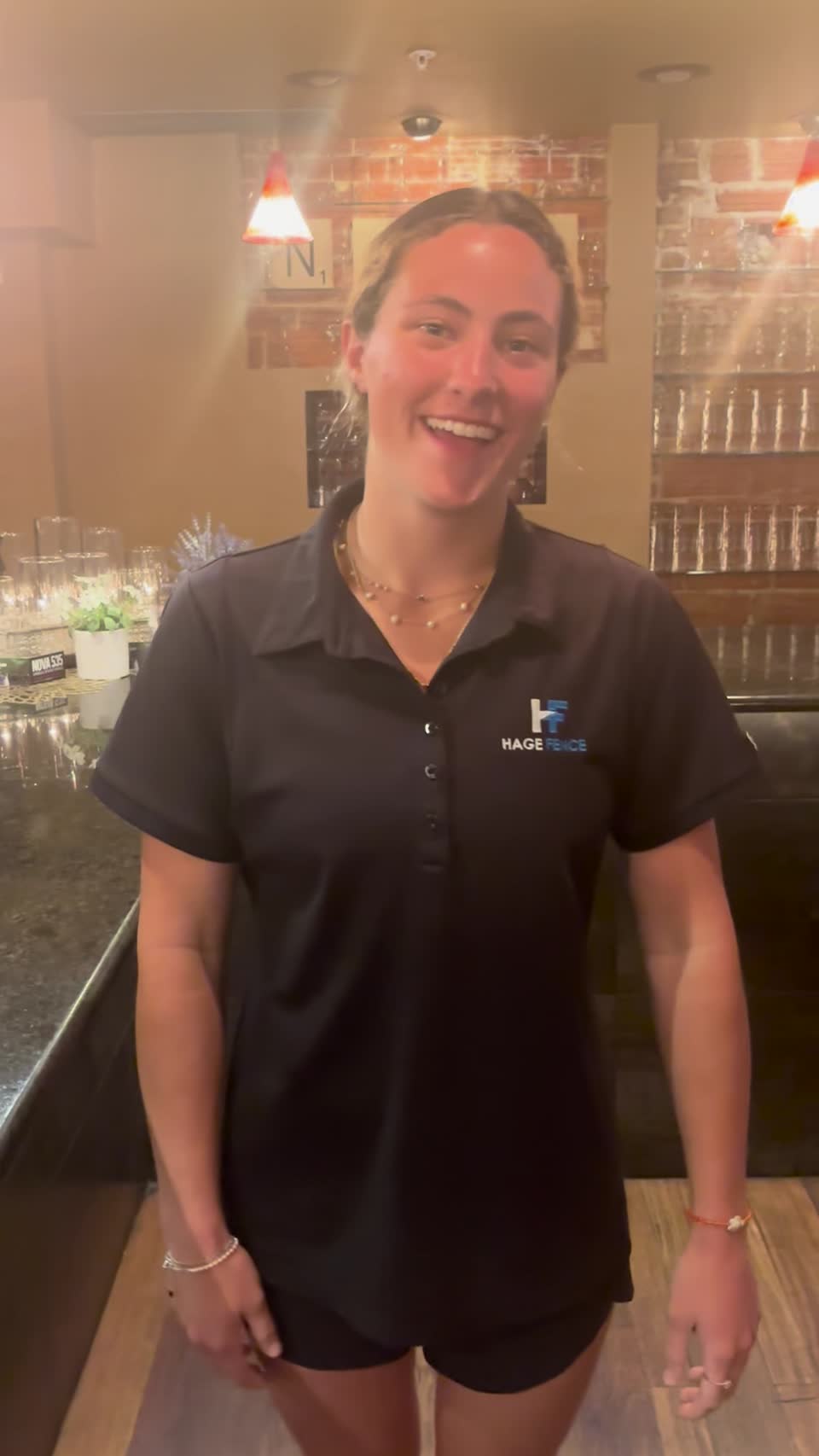 Still image out of testimonial from Kayla Hage