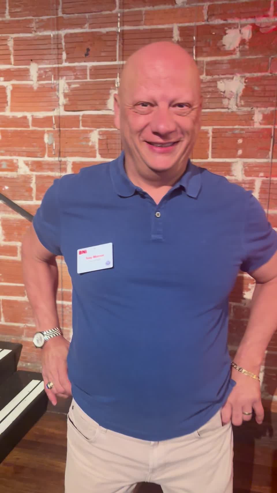 Still image out of testimonial from Anthony (Tony) Morcos