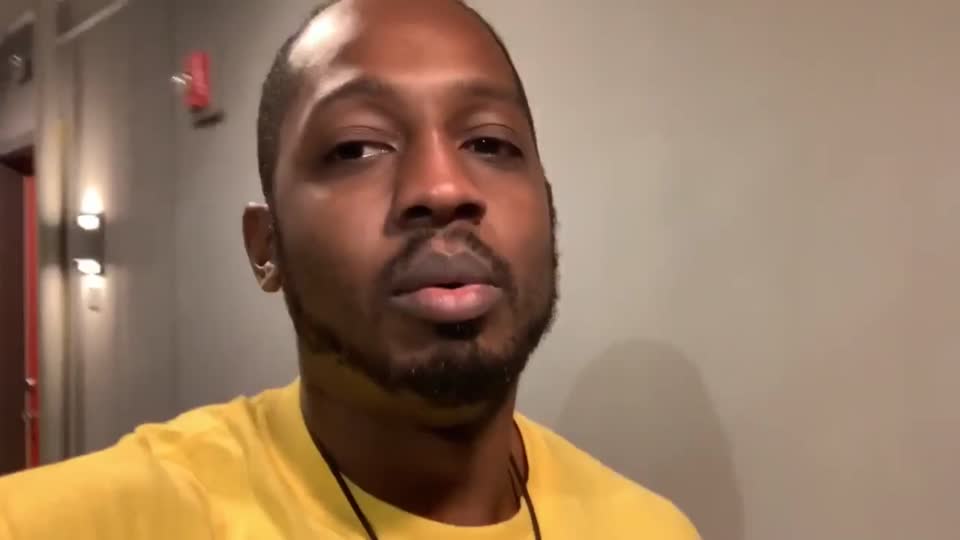 Still image out of testimonial from Hasan